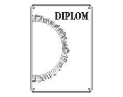 Music circle diplom